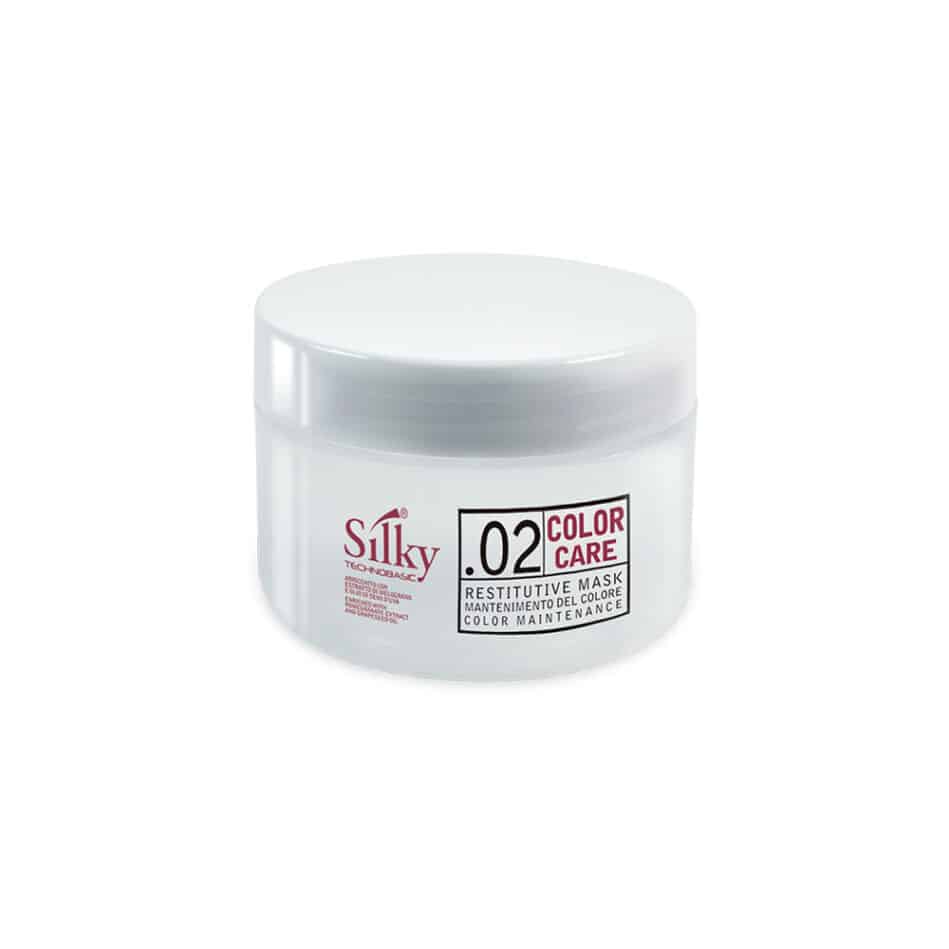 8025337115373 restitutive mask 1000ml 1 scaled - SILKY MANTENIMIENTO DEL COLOR RESTITUTIVE MASK