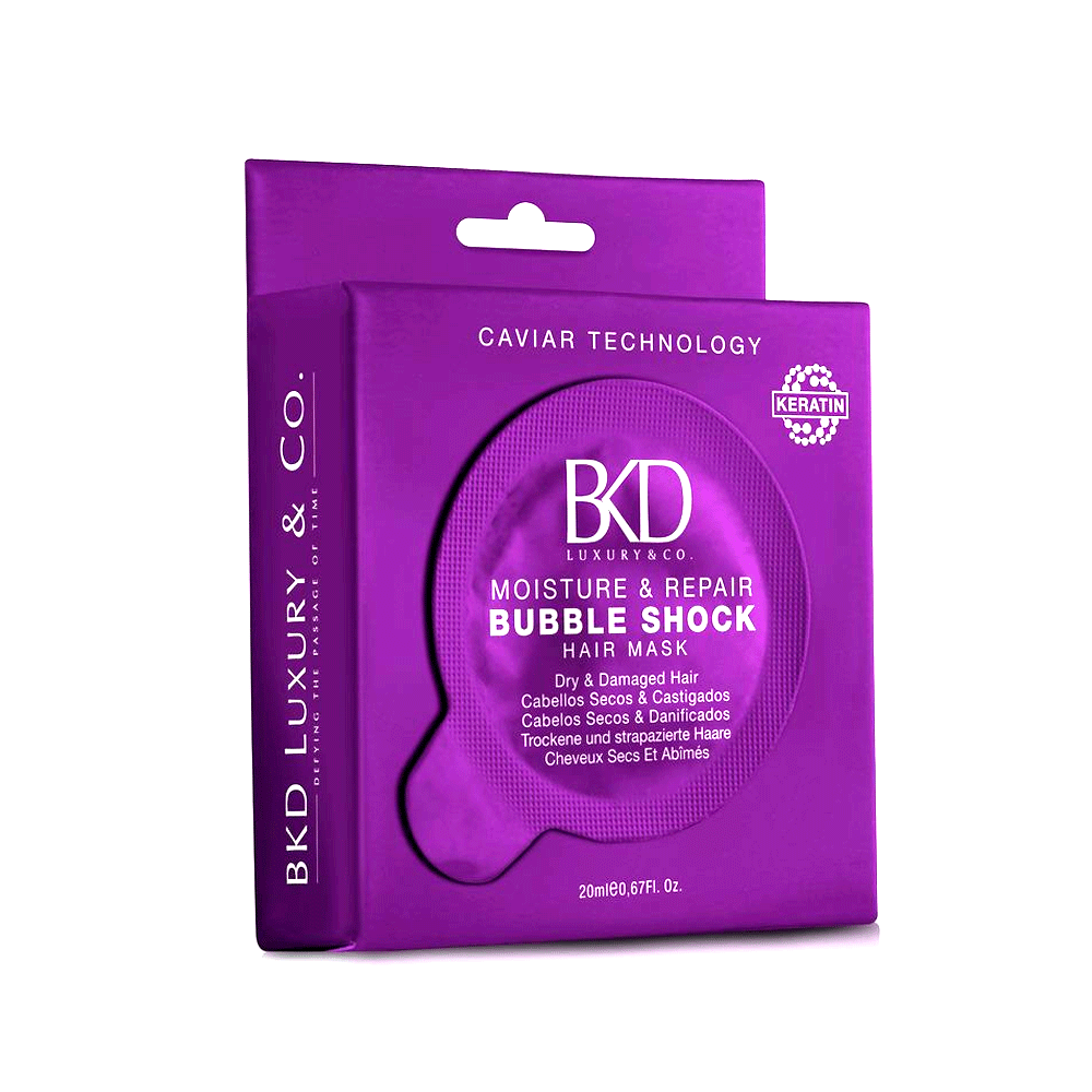 BKD CAVIAR ARGAN HAIR MASK – BUBBLE SHOCK - BKD MASCARILLA REPARADORA ULTRA INTENSIVA