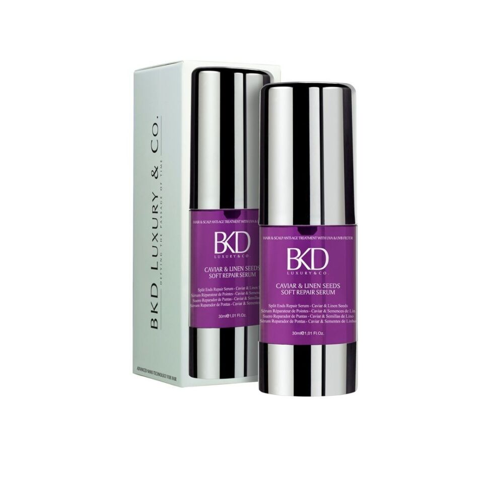 BKD CAVIAR LINEN SEEDS SOFT REPAIR SERUM TRAVEL SIZE scaled - BKD SERUM DE CAVIAR Y SEMILLAS DE LINO